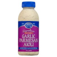 Silver Spring Signature Savory Garlic Parmesan Aioli, 13 fl oz