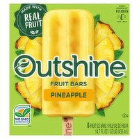 Outshine Pineapple Fruit Ice Bars, 6 count, 14.7 fl oz, 14.7 Fluid ounce