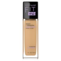 Maybelline New York Fit Me! Dewy + Smooth 220 Natural Beige Foundation, 1 fl oz