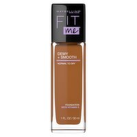 Maybelline New York Fit Me! Dewy+Smooth 360 Mocha Foundation, SPF 18, 1 fl oz