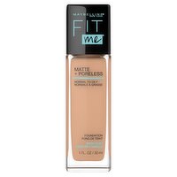 Maybelline New York Fit Me 310 Sun Beige Matte + Poreless Foundation, 1 fl oz