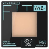 Maybelline New York Fit Me 330 Toffee Caramel Matte + Poreless Pressed Powder, 0.29 oz