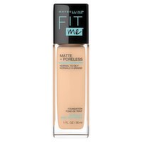 Maybelline New York Fit Me 124 Soft Sand Matte + Poreless Foundation, 1 fl oz