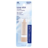 Maybelline New York Cover Stick 140 Medium Beige Medium 1 Concealer, 0.16 oz