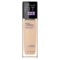 Maybelline New York Fit Me Dewy + Smooth 118 Light Beige Foundation, 1 fl oz