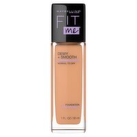 Maybelline New York Fit Me Dewy + Smooth 245 Classic Beige Foundation, 1 fl oz