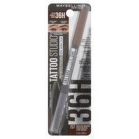 Maybelline New York Tattoo Studio 257 Medium Brown Longwear Brow Pigment Pencil, 0.026 oz