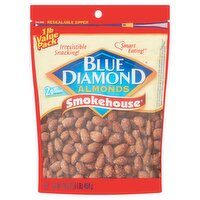 Blue Diamond Almonds Smokehouse Almonds Value Pack, 16 oz, 16 Ounce