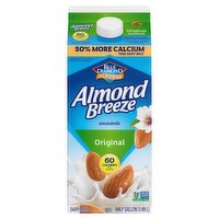 Blue Diamond Almonds Almond Breeze Original Almondmilk, half gallon, 0.5 Gallon