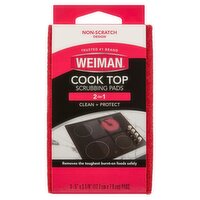 Weiman Cook Top Scrubbing Pads, 3 count