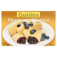 Golden Filled Crepes Blueberry Blintzes, 6 count, 13 oz, 13 Ounce