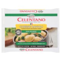 Rosina Celentano Mini Rounds Cheese Ravioli, 12 oz