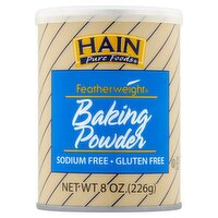 Hain Pure Foods Featherweight Baking Powder, 8 oz