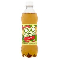 C&C Coolers Apple Juice Drink, 16.9 fl oz
