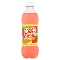 C&C Coolers Strawberry Kiwi Juice Drink, 16.9 fl oz