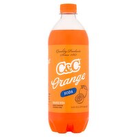 C&C Orange Soda, 24 fl oz