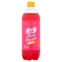 C&C Fruit Punch Soda, 24 fl oz