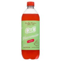 C&C Watermelon Soda, 24 fl oz
