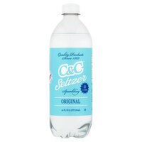 C&C Original Sparkling Seltzer, 24 fl oz