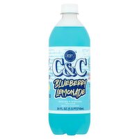 C&C Blueberry Lemonade Juice Drink, 24 fl oz