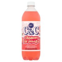 C&C Strawberry Kiwi Lemonade Juice Drink, 24 fl oz