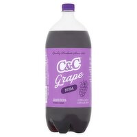 C&C Grape Soda, 2 Liter