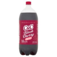 C&C Black Cherry Soda, 2 Liter