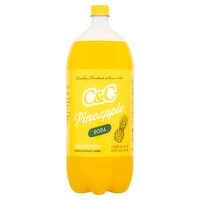 C&C Pineapple Soda, 2 Liter