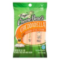 Frigo CheeseHeads Cheddarella Cheddar-Style Cheese String, 12 count, 10 oz