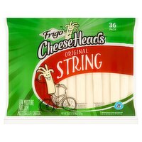 Frigo Cheese Heads Original Low Moisture Part Skim Mozzarella Cheese String, 36 count, 36 oz