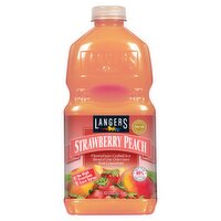 Langers Strawberry Peach Flavored Juice Cocktail, 64 fl oz