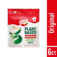 Babybel Plant-Based Original Cheese Alternative Snacks, 6 count, 4.23 oz, 4.23 Ounce