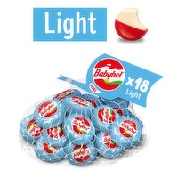 Babybel Light Mini Semisoft Cheese, 18 count, 12.7 oz, 12.7 Ounce