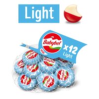 Babybel Light Mini Semisoft Cheese, 12 count, 8.5 oz, 8.5 Ounce