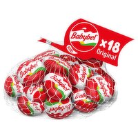 Babybel Original Mini Semisoft Cheese, 18 count, 12.7 oz