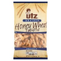 Utz Braided Honey Wheat Twists Pretzels, 14 oz, 14 Ounce