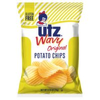Utz Wavy Gluten Free Original Potato Chips, 2.75 oz