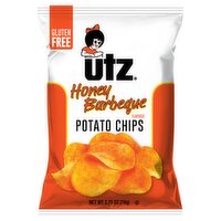 Utz Gluten Free Honey Barbeque Flavored Potato Chips, 2.75 oz