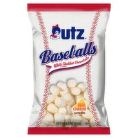 Utz Baseballs White Cheddar Flavored Cheeseballs, 8.5 oz