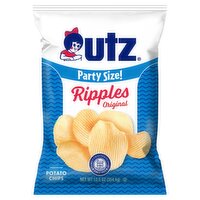 Utz Ripples Original Potato Chips Party Size!, 12.5 oz