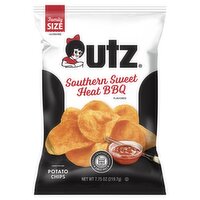 Utz Southern Sweet Heat BBQ Flavored Potato Chips, 7.75 oz, 7.75 Ounce