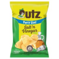 Utz Salt'n Vinegar Potato Chips Party Size!, 12.5 oz