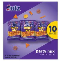 Utz Party Mix Snack Pack, 1 oz, 10 count, 10 Ounce