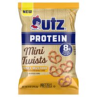 Utz Protein Mini Twists Honey Mustard Pretzels, 9 oz