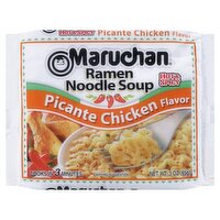 Maruchan Picante Chicken Flavor Ramen Noodle Soup, 3 oz