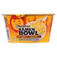 Maruchan Hot & Spicy Chicken Flavor Ramen Noodle Soup, 3.32 oz