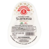 Auricchio Real Italian Smoked Scamorza Cheese, 8.80 oz
