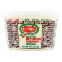Locatelli Grated Pecorino Romano Cheese, 8 oz 