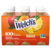 Welch's Orange Pineapple Apple 100% Juice, 10 fl oz, 6 count