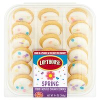 Lofthouse Spring Mini Frosted Sugar Cookies, 9.4 oz